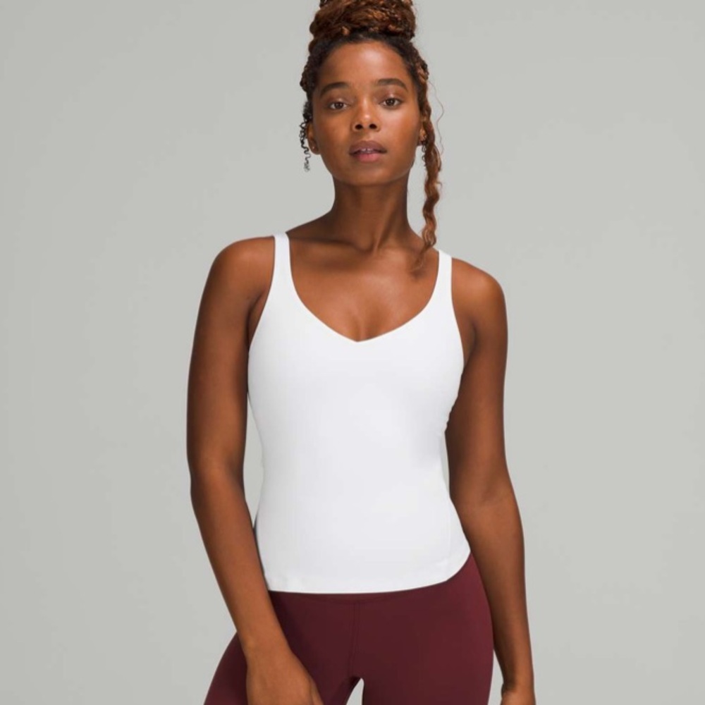 Lululemon Align Waist-Length Tank Top - White Size 4